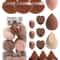 15 Piece Makeup Puff Set With Loose Powder Puffs Mini Makeup Sponges And Air Cushion Puffs In Trave 3