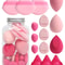 15 Piece Makeup Puff Set With Loose Powder Puffs Mini Makeup Sponges And Air Cushion Puffs In Trave 9