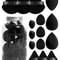 15 Piece Makeup Puff Set With Loose Powder Puffs Mini Makeup Sponges And Air Cushion Puffs In Trave 12