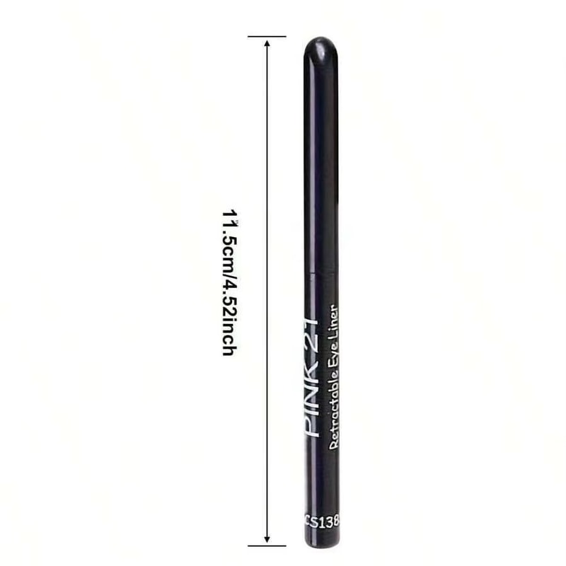 3 Pack Waterproof Black Eyeliner Pencil Smudge Proof Long Lasting Cream Liner For Easy Daily Looks 5