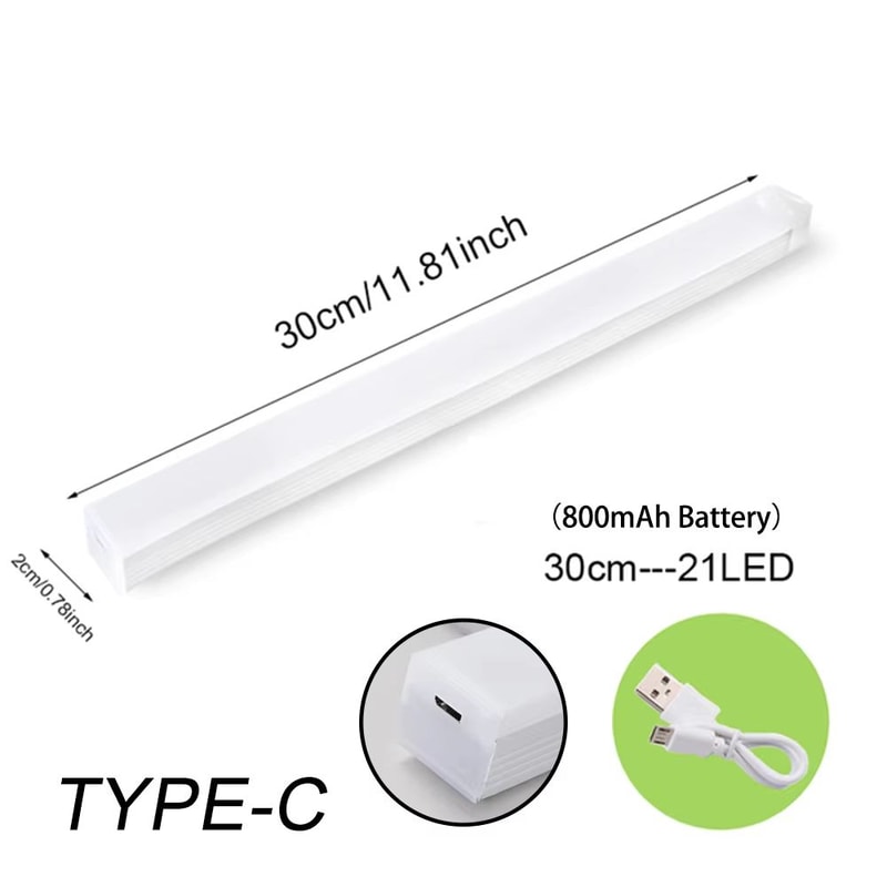 Wireless Rechargeable Motion Sensor LED Night Light With TypeC Charging 8