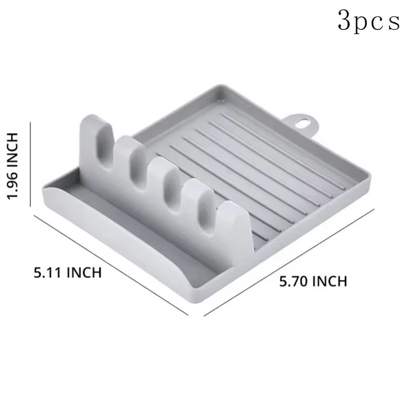 Countertop Kitchen Utensil Lid Holder Rack Organizer 12