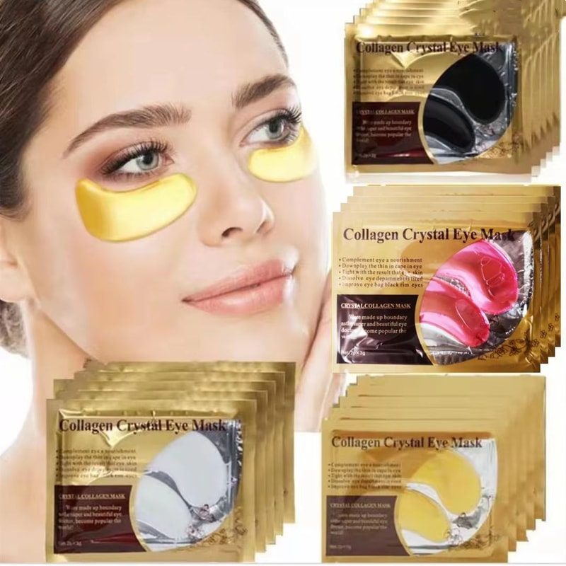 Gold Collagen Crystal Eye Patch 20Piece Firming Moisturizing Skincare Set 0
