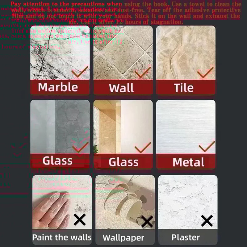 Transparent SelfAdhesive Heavy Duty Wall Hooks 51020Pack MultiUse Organizer 5