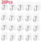 Transparent SelfAdhesive Heavy Duty Wall Hooks 51020Pack MultiUse Organizer 11