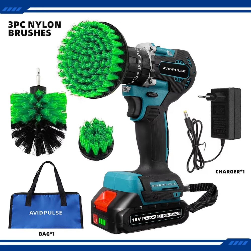 AvidPulse 201 Torque 14 Brushless Cordless Voltage Power Screwdriver For Makita 18V Battery 9