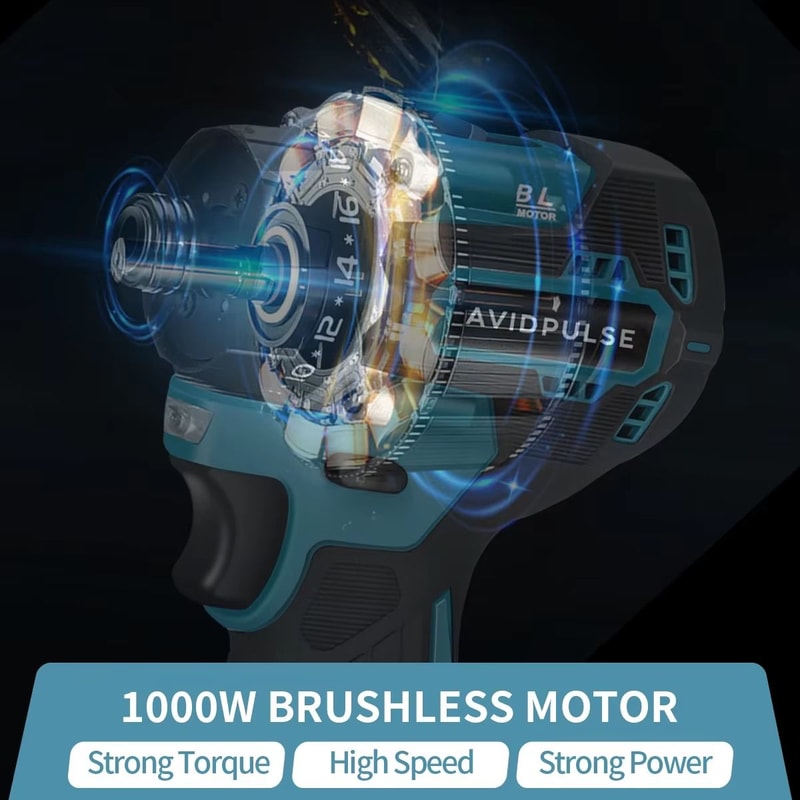AvidPulse 201 Torque 14 Brushless Cordless Voltage Power Screwdriver For Makita 18V Battery 3