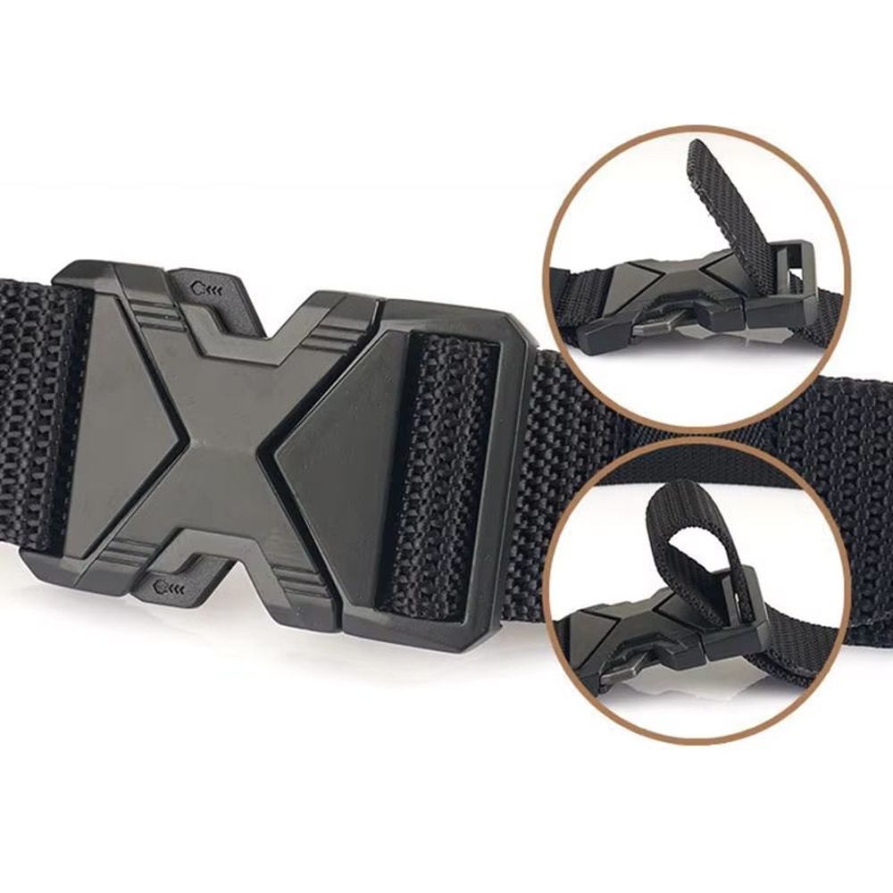 Mens Lightweight Braided Nylon Belt For Daily Commuting And Casual Wear 5