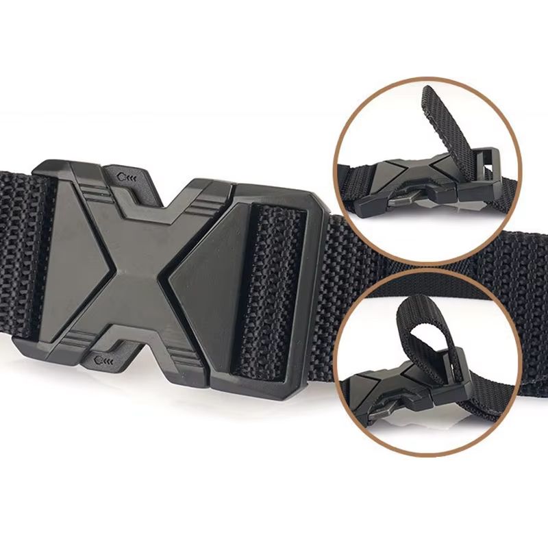 Mens Lightweight Braided Nylon Belt For Daily Commuting And Casual Wear 5