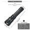 USB Rechargeable 2000LM Tactical LED Flashlight With Zoom And Display 1