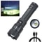 USB Rechargeable 2000LM Tactical LED Flashlight With Zoom And Display 6