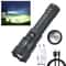 USB Rechargeable 2000LM Tactical LED Flashlight With Zoom And Display 7