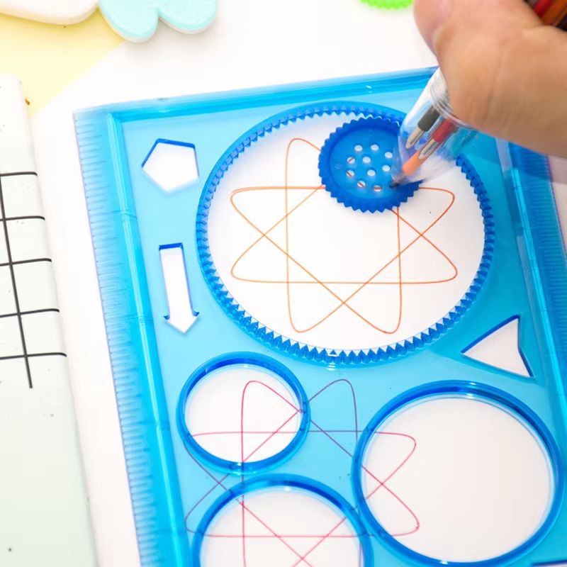 Spirograph Geometry Drawing Stencils Set For Creative Art And Learning 2
