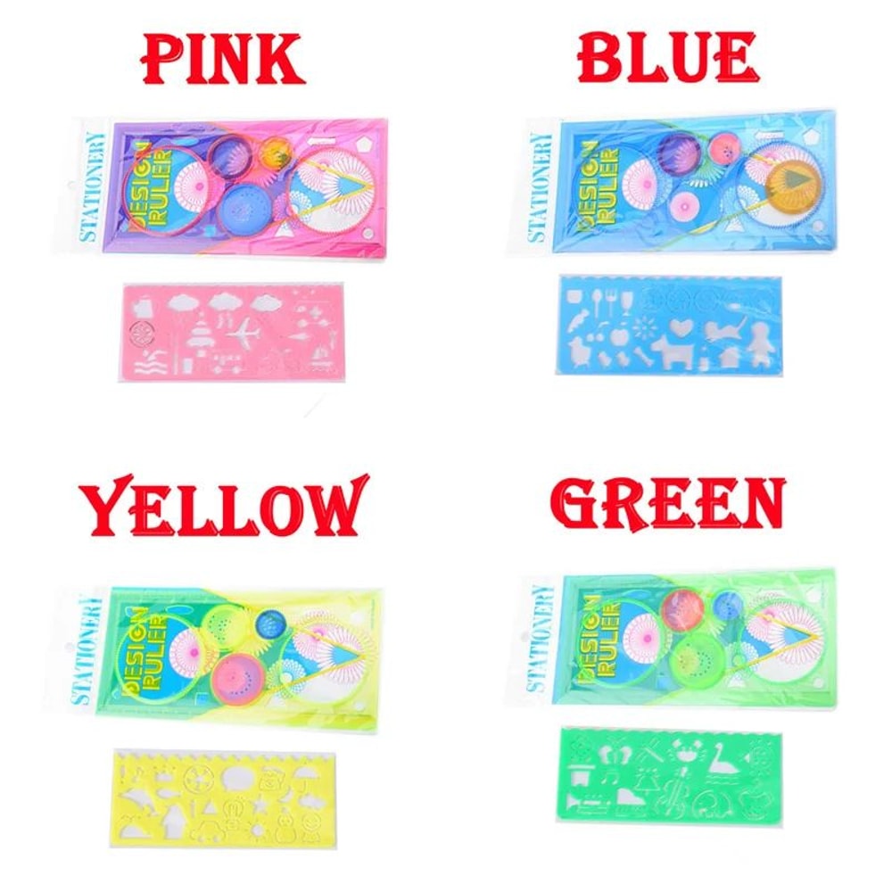 Spirograph Geometry Drawing Stencils Set For Creative Art And Learning 4