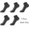 Mens Bamboo Fiber Ankle Socks 5Pair Breathable Antibacterial Comfort 9