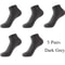 Mens Bamboo Fiber Ankle Socks 5Pair Breathable Antibacterial Comfort 9