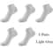 Mens Bamboo Fiber Ankle Socks 5Pair Breathable Antibacterial Comfort 10