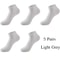 Mens Bamboo Fiber Ankle Socks 5Pair Breathable Antibacterial Comfort 10