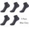 Mens Bamboo Fiber Ankle Socks 5Pair Breathable Antibacterial Comfort 11
