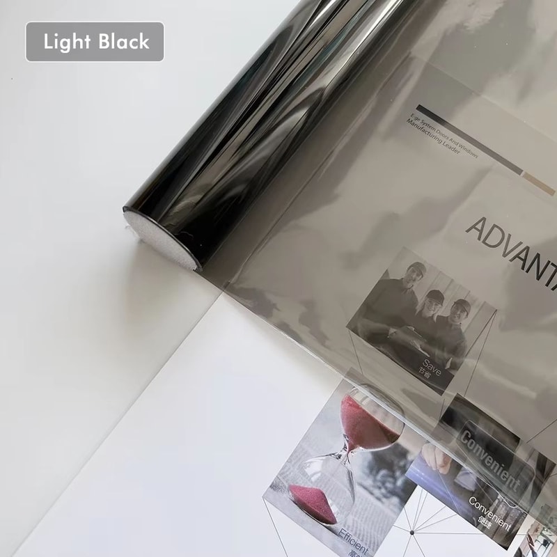 Gloss Transparent Light Black Smoke PVC Film Tint For Headlights Taillights 7