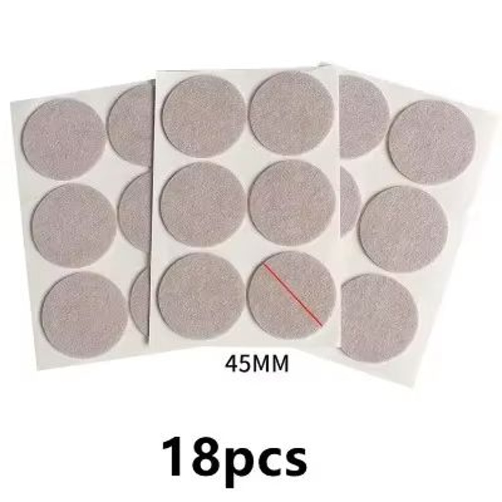 SelfAdhesive Felt Chair Leg Pads Floor Protectors 3mm 012 In Thick 72Piece Set 9