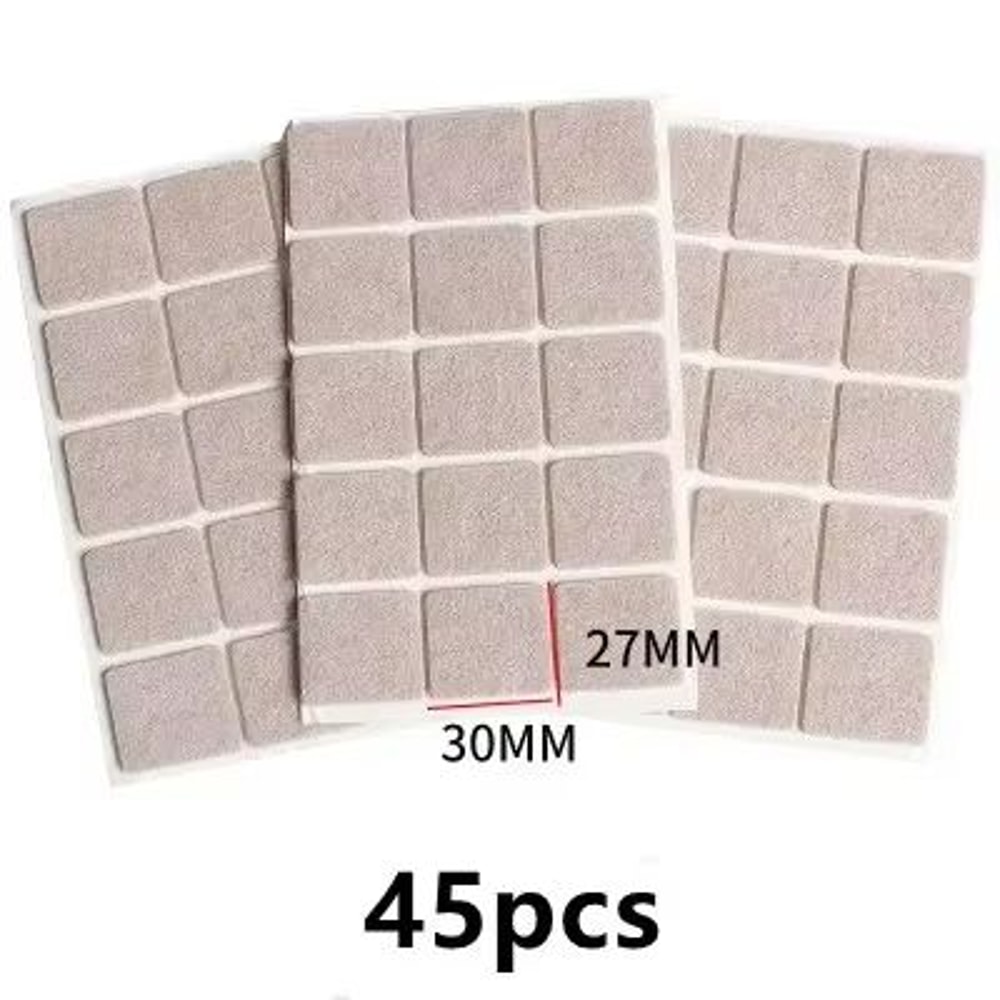 SelfAdhesive Felt Chair Leg Pads Floor Protectors 3mm 012 In Thick 72Piece Set 11