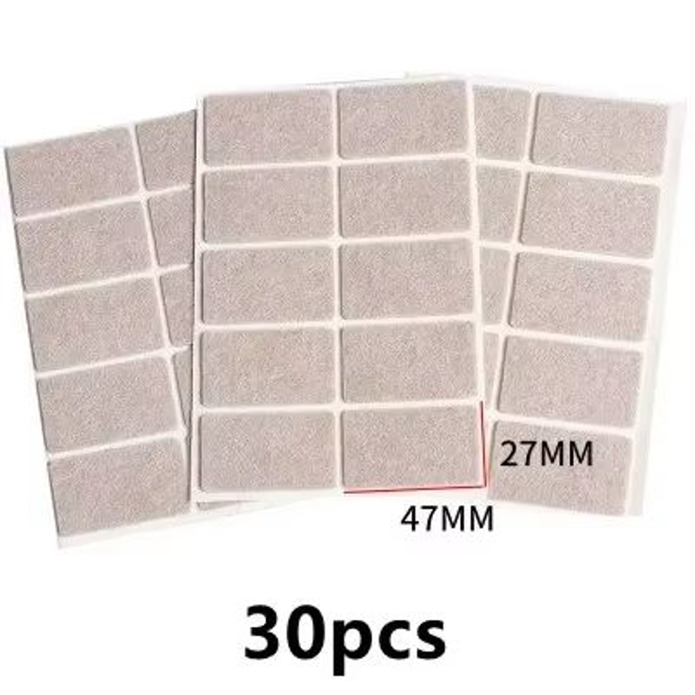 SelfAdhesive Felt Chair Leg Pads Floor Protectors 3mm 012 In Thick 72Piece Set 13