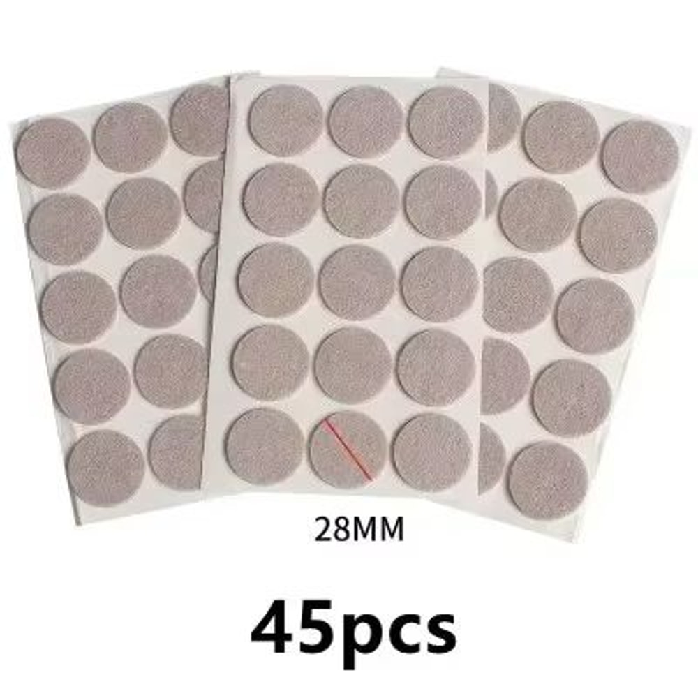 SelfAdhesive Felt Chair Leg Pads Floor Protectors 3mm 012 In Thick 72Piece Set 8