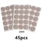 SelfAdhesive Felt Chair Leg Pads Floor Protectors 3mm 012 In Thick 72Piece Set 8