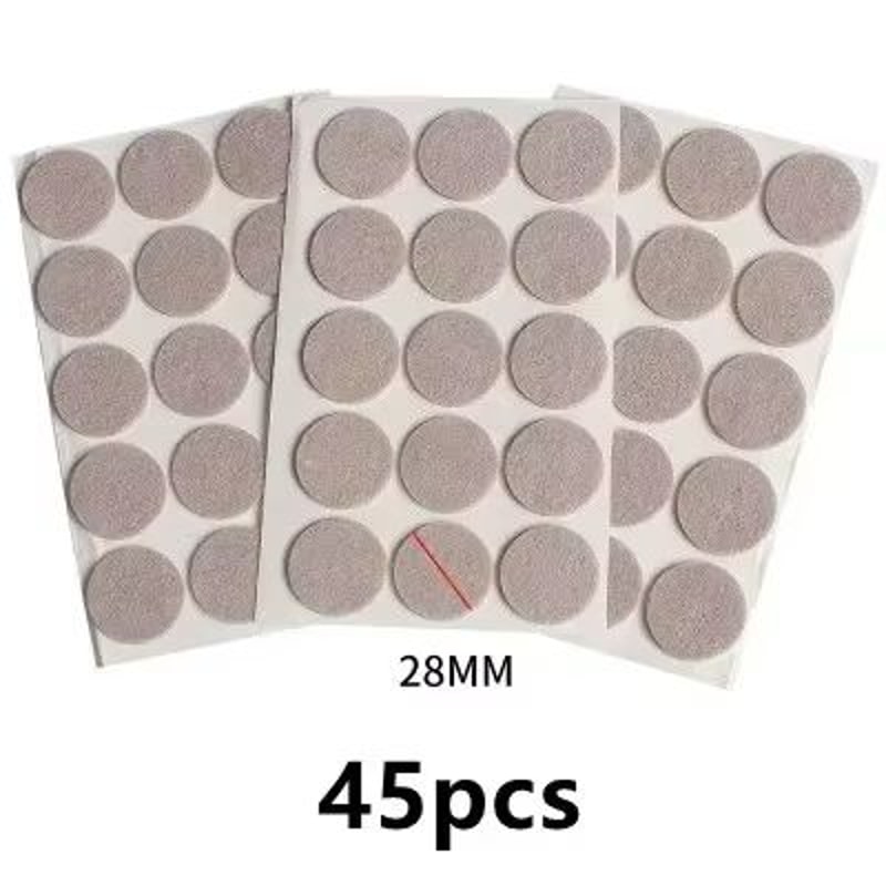 SelfAdhesive Felt Chair Leg Pads Floor Protectors 3mm 012 In Thick 72Piece Set 8