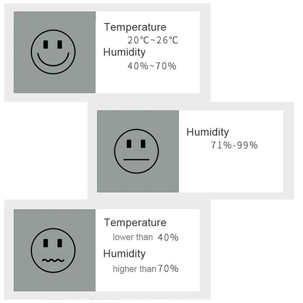 LCD Digital Indoor Thermometer And Hygrometer Temperature Humidity Meter 3