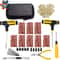 Car Bike Tire Repair Tool Kit With Studding Tools Plug Needles Pliers And EVA Case 0