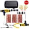 Car Bike Tire Repair Tool Kit With Studding Tools Plug Needles Pliers And EVA Case 9