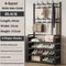 MultiLayer Clothes And Shoe Organizer Rack FloorStanding Hat Shoe Storage Shelf 6