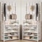 MultiLayer Clothes And Shoe Organizer Rack FloorStanding Hat Shoe Storage Shelf 12