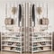 MultiLayer Clothes And Shoe Organizer Rack FloorStanding Hat Shoe Storage Shelf 18