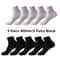 Mens Breathable Comfortable Office Casual Socks 10Pair AllSeason Crew Set 9