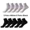 Mens Breathable Comfortable Office Casual Socks 10Pair AllSeason Crew Set 1