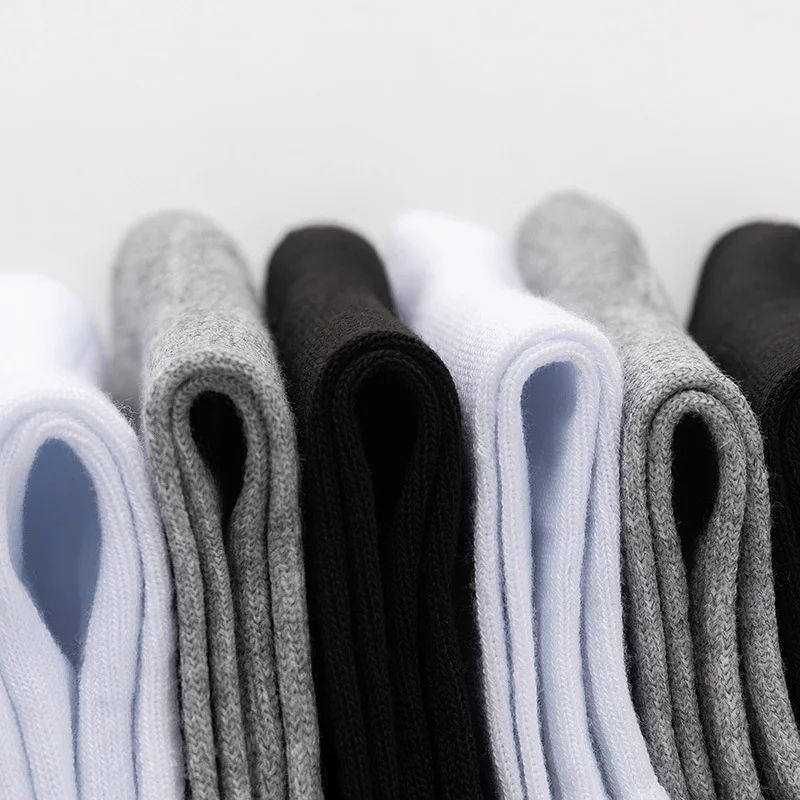 Mens Breathable Comfortable Office Casual Socks 10Pair AllSeason Crew Set 4