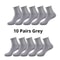 Mens Breathable Comfortable Office Casual Socks 10Pair AllSeason Crew Set 7