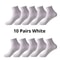 Mens Breathable Comfortable Office Casual Socks 10Pair AllSeason Crew Set 8