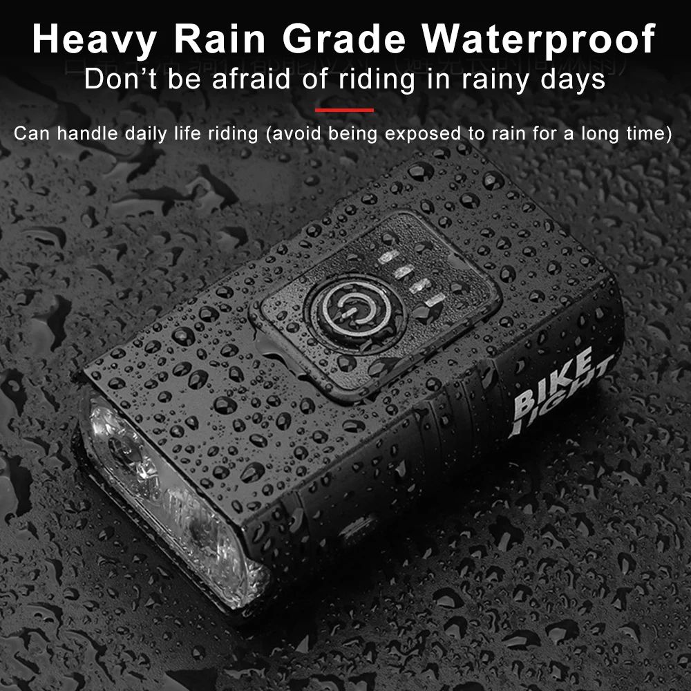 USB Rechargeable Bike Light Headlight HighBeam LED Front Torch For Cycling MTB 1