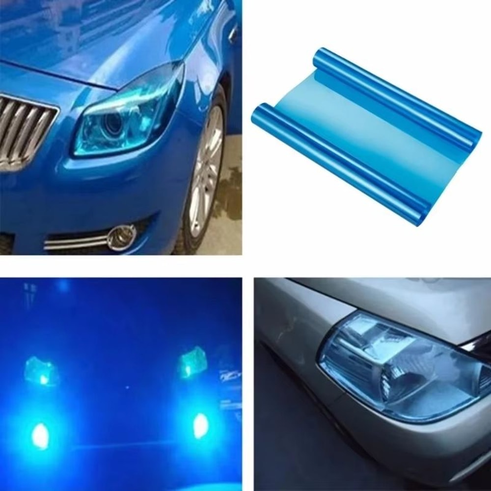Universal Car Headlight Tint Film Vinyl Sticker For Headlights Taillights Fog Lights 2