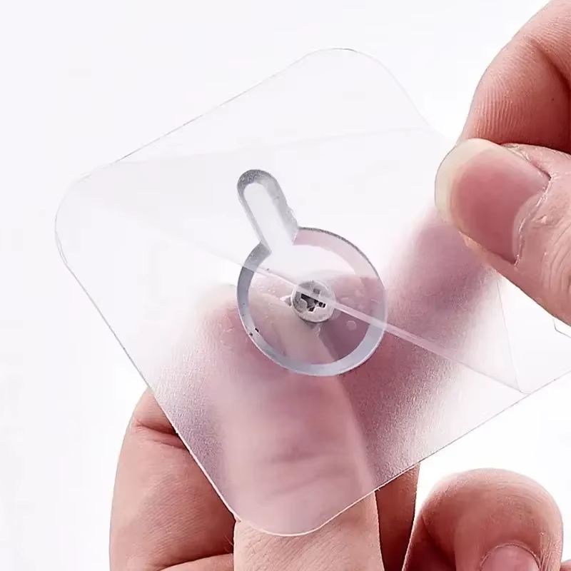 MultiPack SelfAdhesive Wall Hooks Transparent Strong Sticky Wall Hangers 5