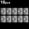 MultiPack SelfAdhesive Wall Hooks Transparent Strong Sticky Wall Hangers 6