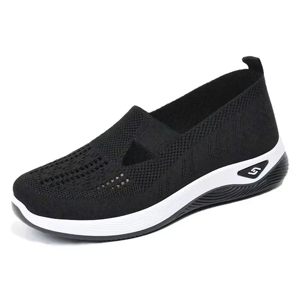 Womens Breathable Mesh Casual Shoes SoftSole Spring Summer Single Shoes For Mothers 6