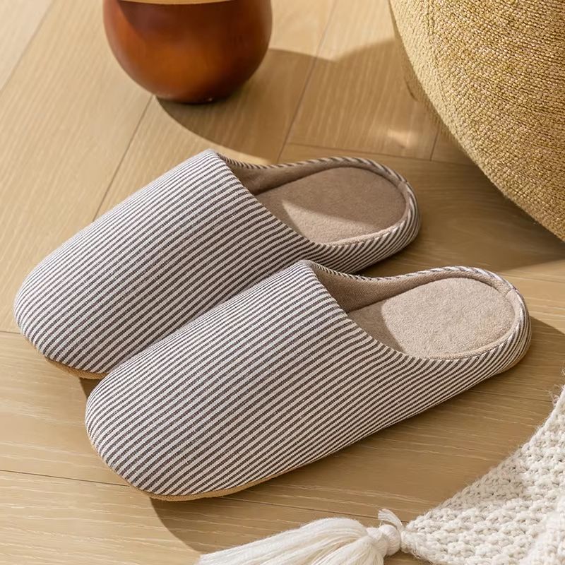 Unisex Soft Fur Home Slippers Warm Indoor Flat Slides Nonslip Bedroom Shoes 9