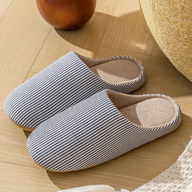 Unisex Soft Fur Home Slippers Warm Indoor Flat Slides Nonslip Bedroom Shoes 6