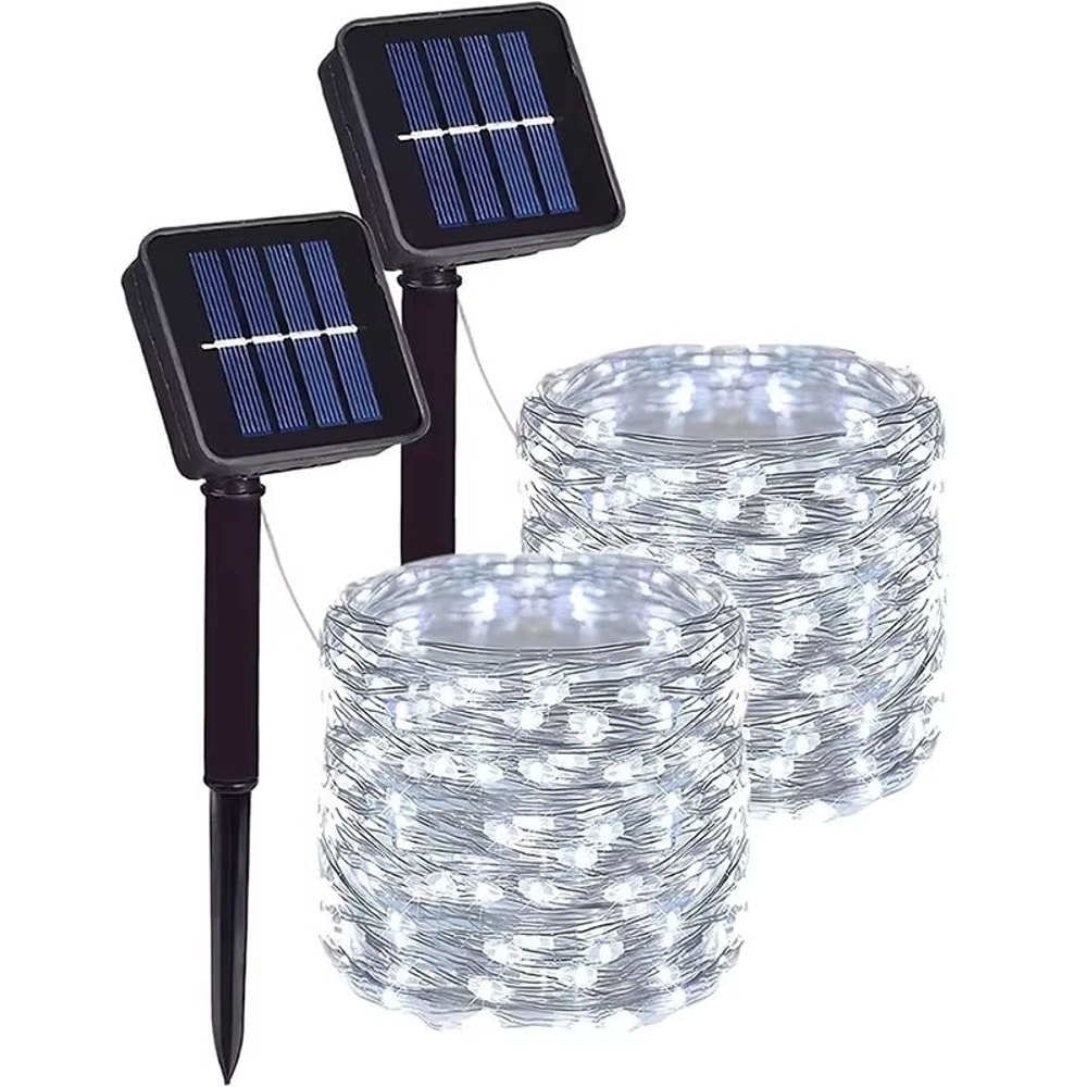 Solar Fairy Garden String Lights 8Mode Waterproof Outdoor Patio Yard Decor 11