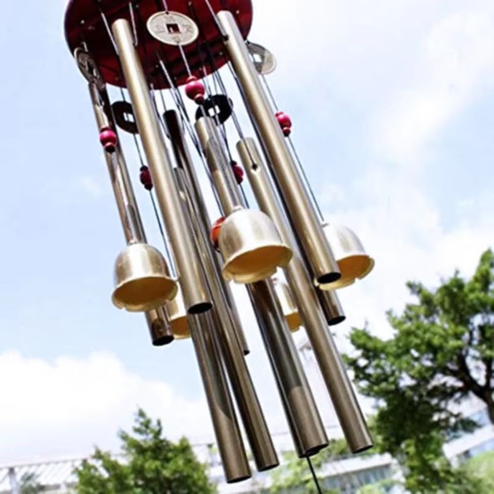 Large Outdoor Wind Chime Tubes Metal Bells Garden Home Hanging Decor 3